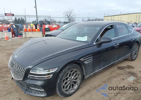 2021 Genesis G80 2.5T Awd z USA, uszkodzony, nr VIN KMTGB4SC5MU078717